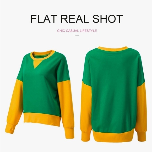 NWT Sweatshirt Casual Long Sleeve Crewneck Pullover XL - Picture 4 of 6